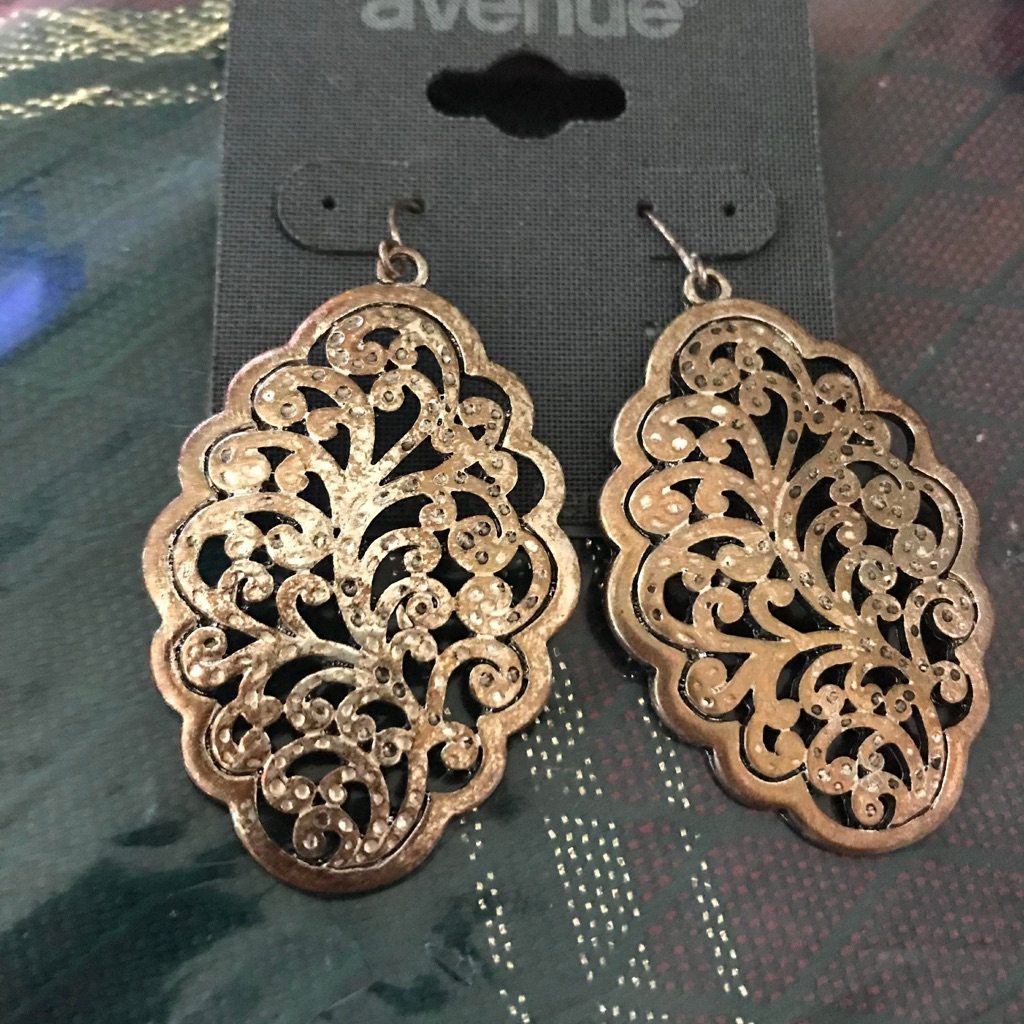 Avenue Intricate Gold Earrings 10$